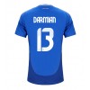 Italia Matteo Darmian #13 Hjemmedrakt EM 2024 Kortermet